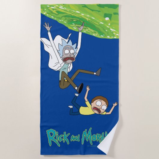 RICK EN MORTY™ | Afschaffing portaal Strandlaken (Voorkant)