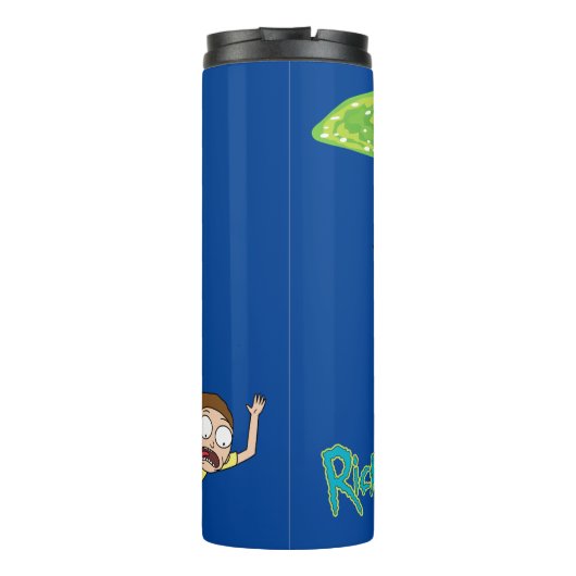 RICK EN MORTY™ | Afschaffing portaal Thermosbeker (Achterkant)
