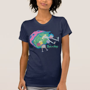RICK EN MORTY™   Afvallen van geïnfecteerd port T-shirt