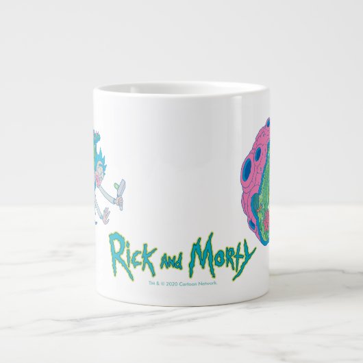 RICK EN MORTY™ | Afvallen van geïnfecteerd portaal Grote Koffiekop (Voorkant)