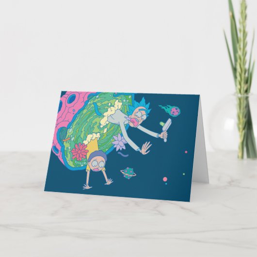 RICK EN MORTY™ | Afvallen van geïnfecteerd portaal Kaart (Voorkant)