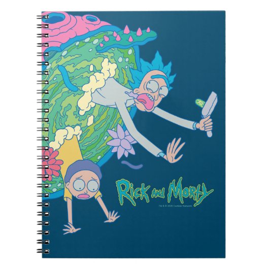 RICK EN MORTY™ | Afvallen van geïnfecteerd portaal Notitieboek (Voorkant)