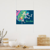 RICK EN MORTY™ | Afvallen van geïnfecteerd portaal Poster (Keuken)