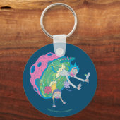 RICK EN MORTY™ | Afvallen van geïnfecteerd portaal Sleutelhanger (Voorkant)