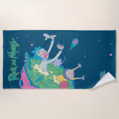 RICK EN MORTY™ | Afvallen van geïnfecteerd portaal Strandlaken (Voorkant)