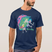 RICK EN MORTY™ | Afvallen van geïnfecteerd portaal T-shirt (Voorkant)