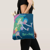 RICK EN MORTY™ | Afvallen van geïnfecteerd portaal Tote Bag (Dichtbij)