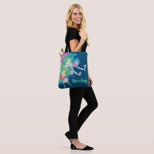 RICK EN MORTY™ | Afvallen van geïnfecteerd portaal Tote Bag (Op model)