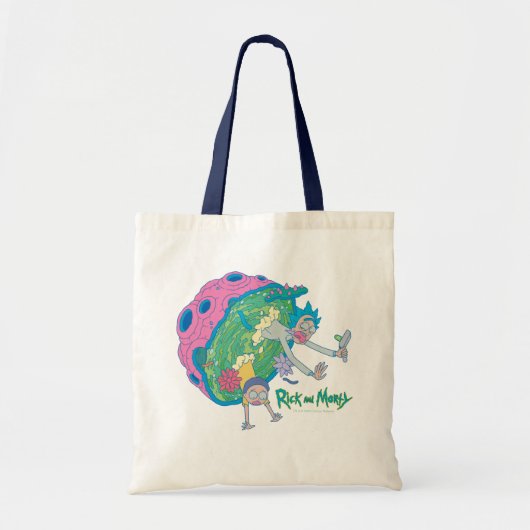 RICK EN MORTY™ | Afvallen van geïnfecteerd portaal Tote Bag (Voorkant)