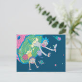 RICK EN MORTY™ | Afvallen van geïnfecteerd portaal Uitnodiging Briefkaart (Staand voorkant)