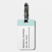 RICK EN MORTY™ | Anatomie Park - Bottrein Bagagelabel (Achterkant verticaal)