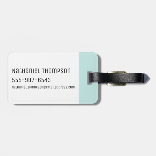 RICK EN MORTY™ | Anatomie Park - Bottrein Bagagelabel (Achterkant horizontaal)