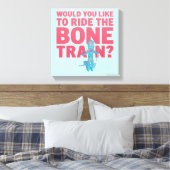 RICK EN MORTY™ | Anatomie Park - Bottrein Canvas Afdruk (Insitu (Slaapkamer))