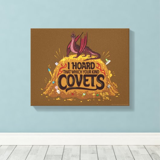 RICK EN MORTY™ | Balthromaw's Hoard Canvas Afdruk (Insitu (Houten vloer))