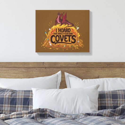 RICK EN MORTY™ | Balthromaw's Hoard Canvas Afdruk (Insitu (Slaapkamer))