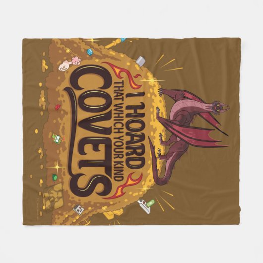 RICK EN MORTY™ | Balthromaw's Hoard Fleece Deken (Voorkant (Horizontaal))