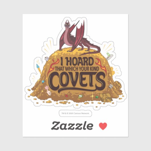 RICK EN MORTY™ | Balthromaw's Hoard Sticker (Vel)