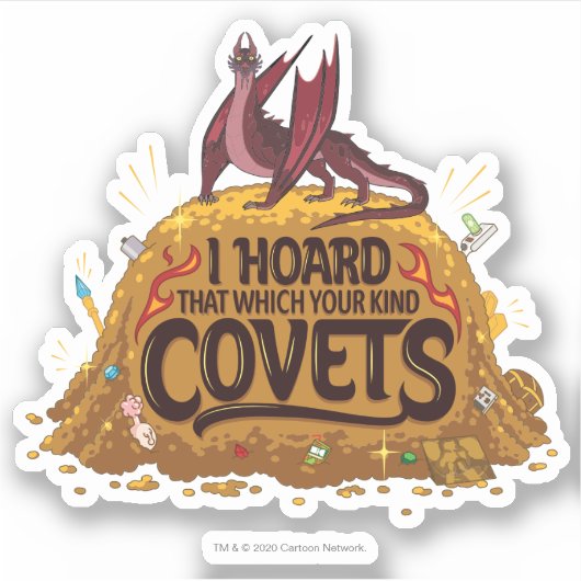 RICK EN MORTY™ | Balthromaw's Hoard Sticker (Voorkant)