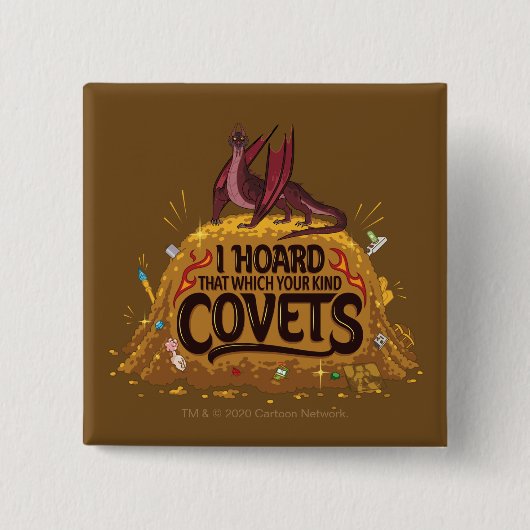 RICK EN MORTY™ | Balthromaw's Hoard Vierkante Button 5,1 Cm (Voorkant)