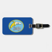 RICK EN MORTY™ | Banana Rick Badge Bagagelabel (Voorkant horizontaal)