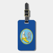 RICK EN MORTY™ | Banana Rick Badge Bagagelabel (Voorkant verticaal)