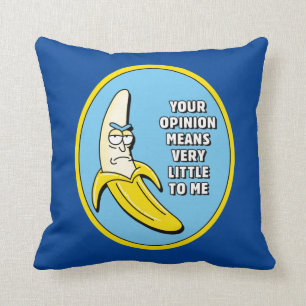 RICK EN MORTY™   Banana Rick Badge Kussen