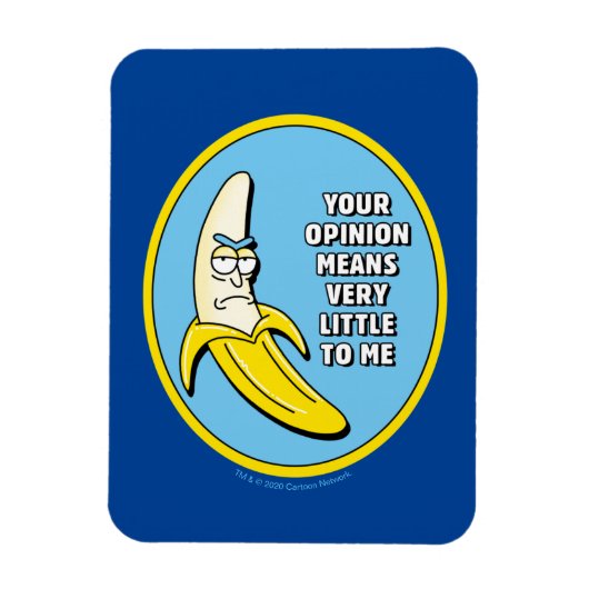 RICK EN MORTY™ | Banana Rick Badge Magneet (Verticaal)