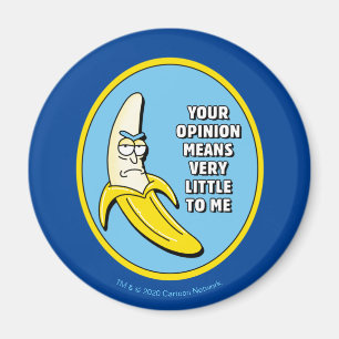 RICK EN MORTY™   Banana Rick Badge Magneet
