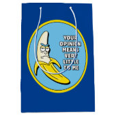 RICK EN MORTY™ | Banana Rick Badge Medium Cadeauzakje (Voorkant)