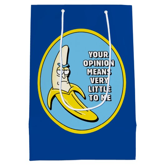 RICK EN MORTY™ | Banana Rick Badge Medium Cadeauzakje (Achterkant)