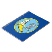RICK EN MORTY™ | Banana Rick Badge Notitieboek (Linkerzijde)