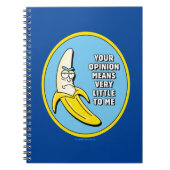 RICK EN MORTY™ | Banana Rick Badge Notitieboek (Voorkant)