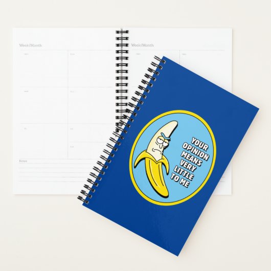 RICK EN MORTY™ | Banana Rick Badge Planner (Display)