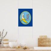 RICK EN MORTY™ | Banana Rick Badge Poster (Keuken)