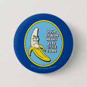 RICK EN MORTY™ | Banana Rick Badge Ronde Button 5,7 Cm (Voorkant)