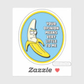 RICK EN MORTY™ | Banana Rick Badge Sticker (Vel)