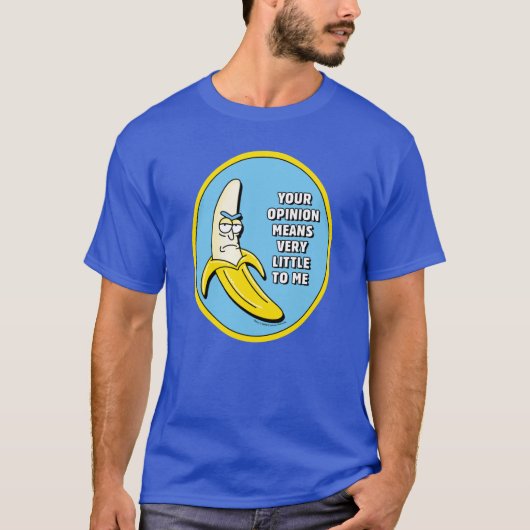 RICK EN MORTY™ | Banana Rick Badge T-shirt (Voorkant)