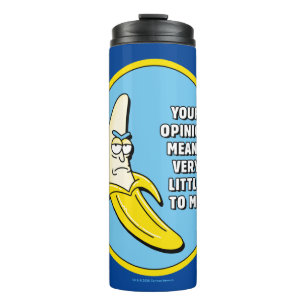 RICK EN MORTY™   Banana Rick Badge Thermosbeker