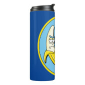 RICK EN MORTY™ | Banana Rick Badge Thermosbeker (Gedraaid links)