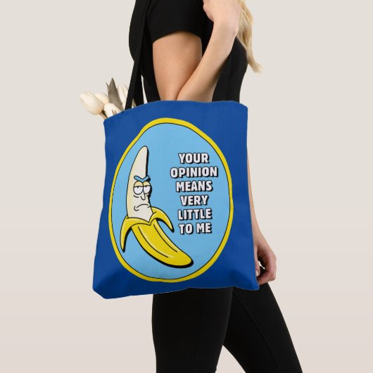 RICK EN MORTY™ | Banana Rick Badge Tote Bag (Dichtbij)