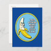 RICK EN MORTY™ | Banana Rick Badge Uitnodiging Briefkaart (Voorkant / Achterkant)
