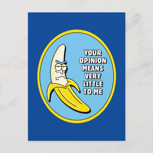 RICK EN MORTY™ | Banana Rick Badge Uitnodiging Briefkaart (Voorkant)