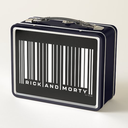 Rick en Morty Bar Code Grafisch (Achterkant)