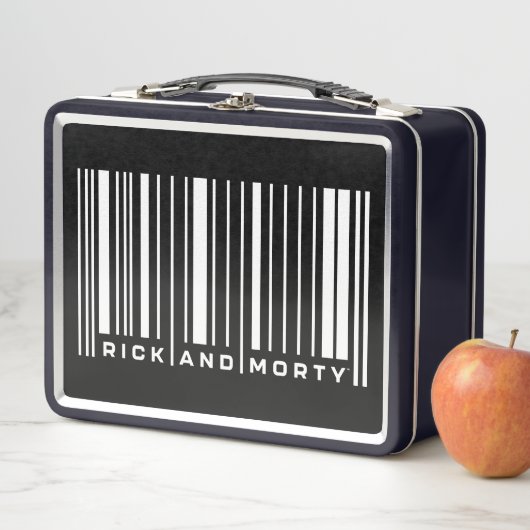 Rick en Morty Bar Code Grafisch (In situ)
