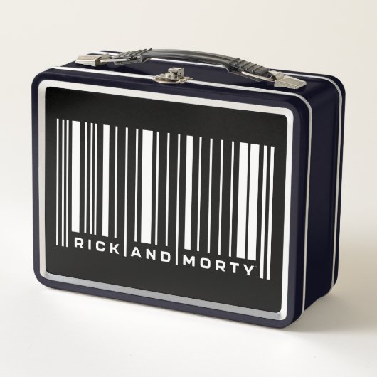 Rick en Morty Bar Code Grafisch (Voorkant)