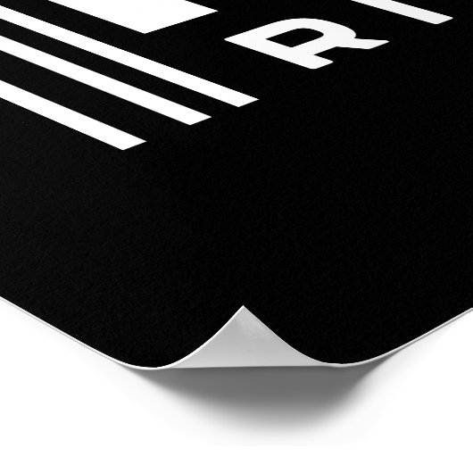 Rick en Morty Bar Code Grafisch Poster (Hoek)