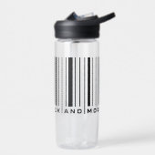 Rick en Morty Bar Code Grafisch Waterfles (Links)