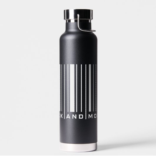 Rick en Morty Bar Code Grafisch Waterfles (Links)