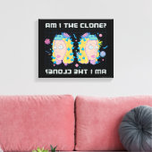 RICK EN MORTY™ | Ben ik de kloon? Canvas Afdruk (Insitu (Woonkamer))