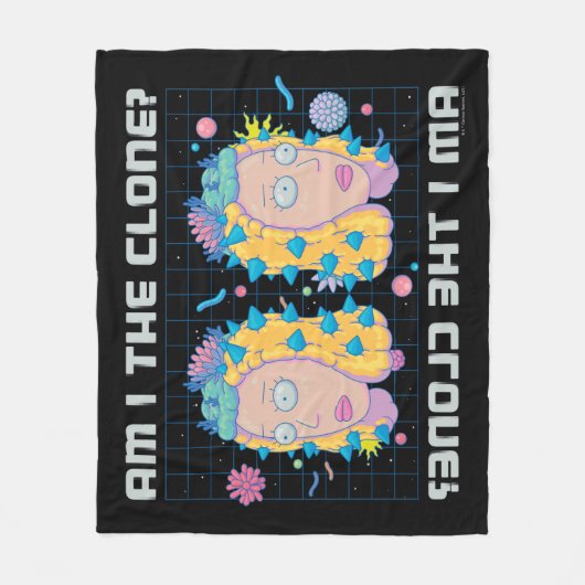 RICK EN MORTY™ | Ben ik de kloon? Fleece Deken (Voorkant)